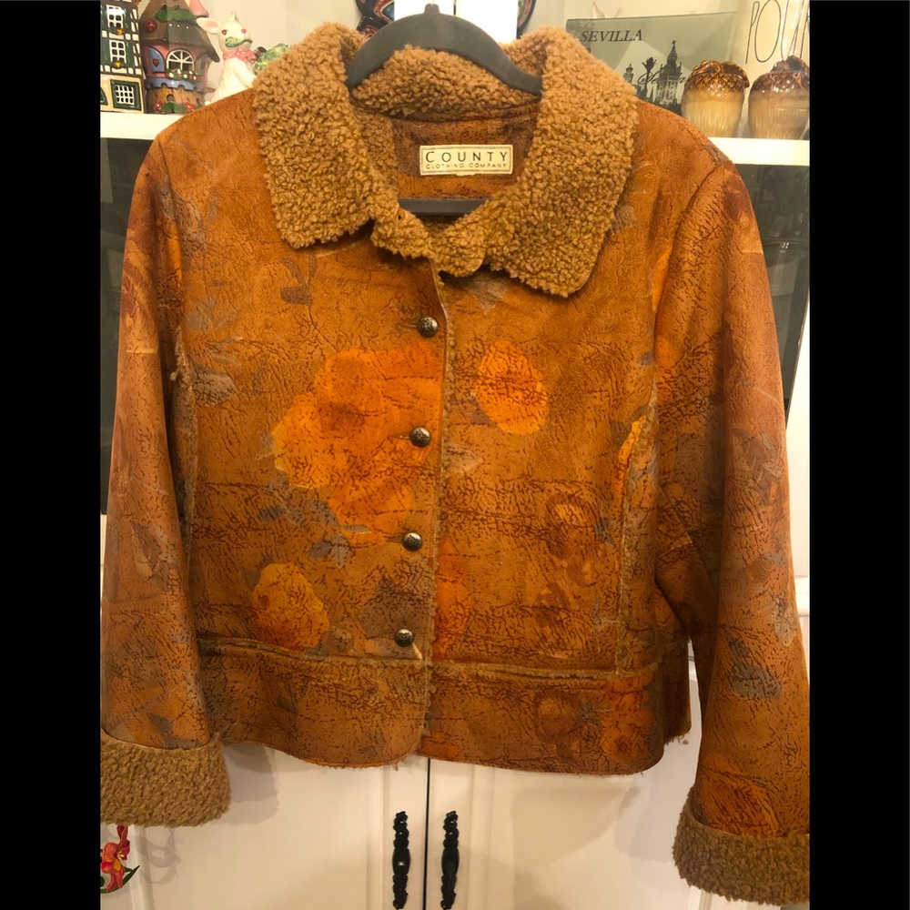 Suede coat!